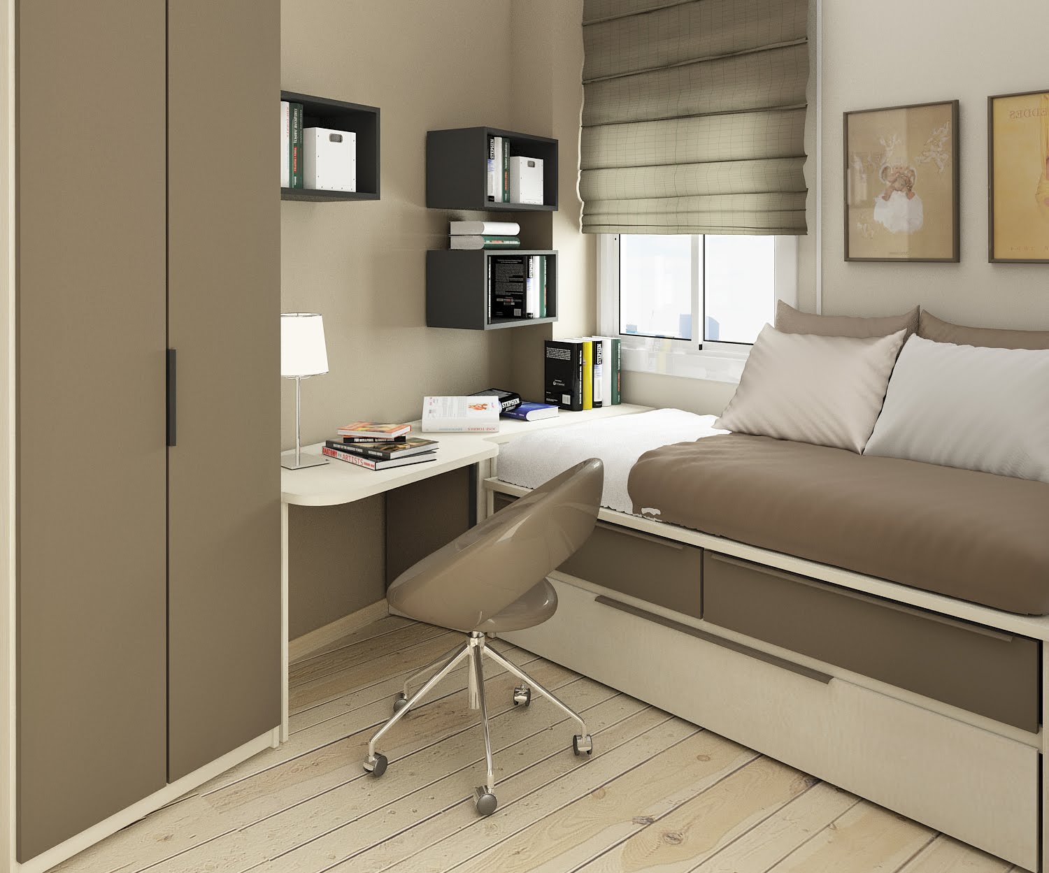 Small Floorspace Kids Rooms