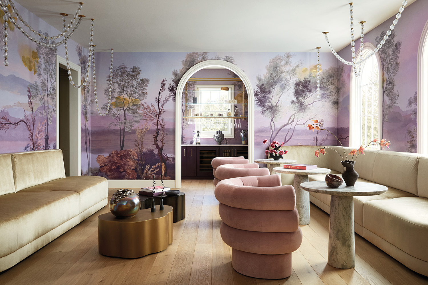 Sunset Hues Shape A Bespoke New Jersey Family Home | LUXE Interiors + Design