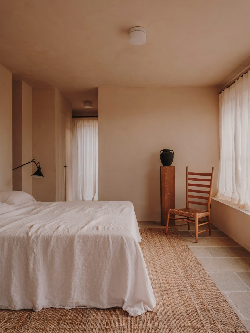 Ten earthy bedrooms that use natural colours and textures