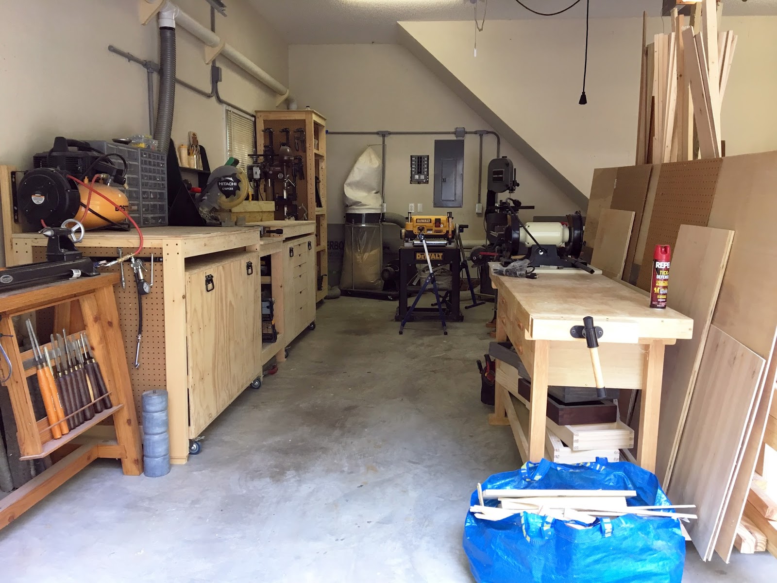 The Project Lady - Wood Shop Tour