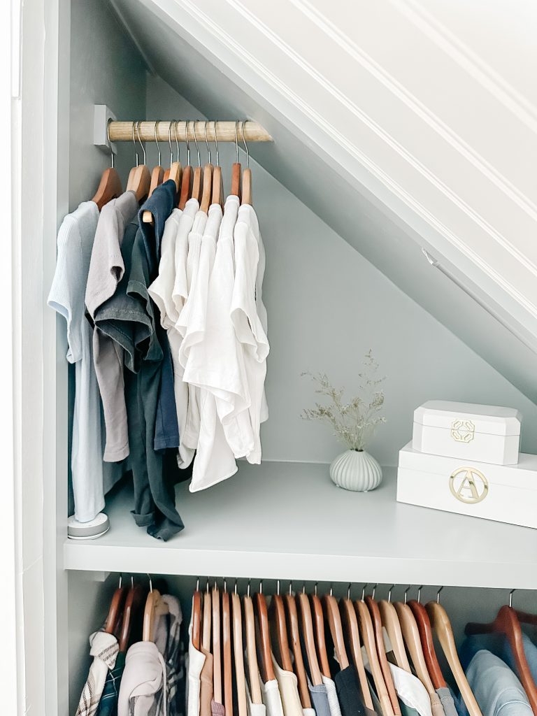 Walk in Closet Ikea Hack – Slanted Ceilings