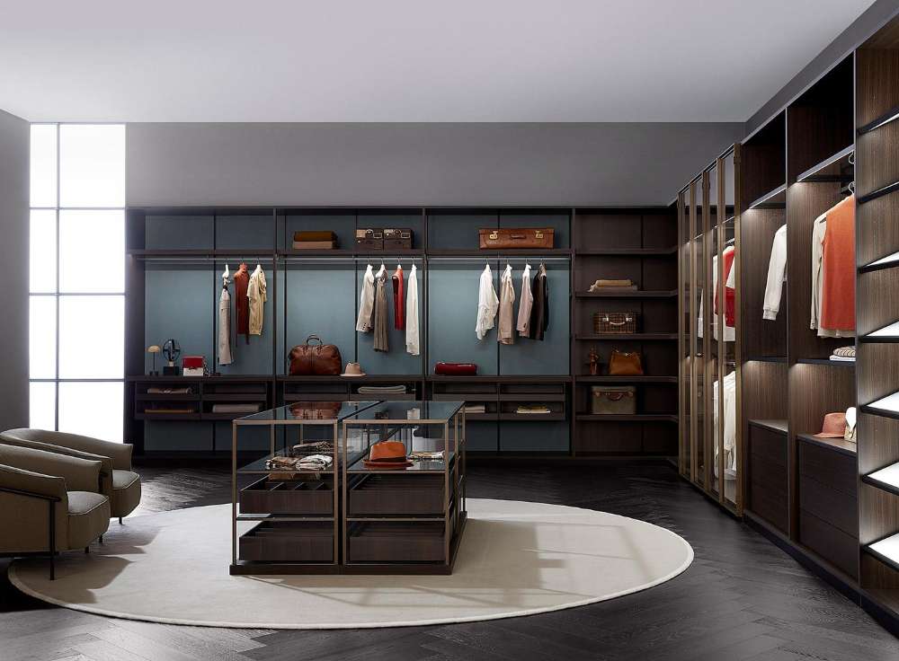 Wardrobes without doors: a step-by-step guide to choosing the most suitable model for your bedroom - Modern Italian Design Furniture Store from Italy, Coch Italia Leather Sofas Il Piccolo Design