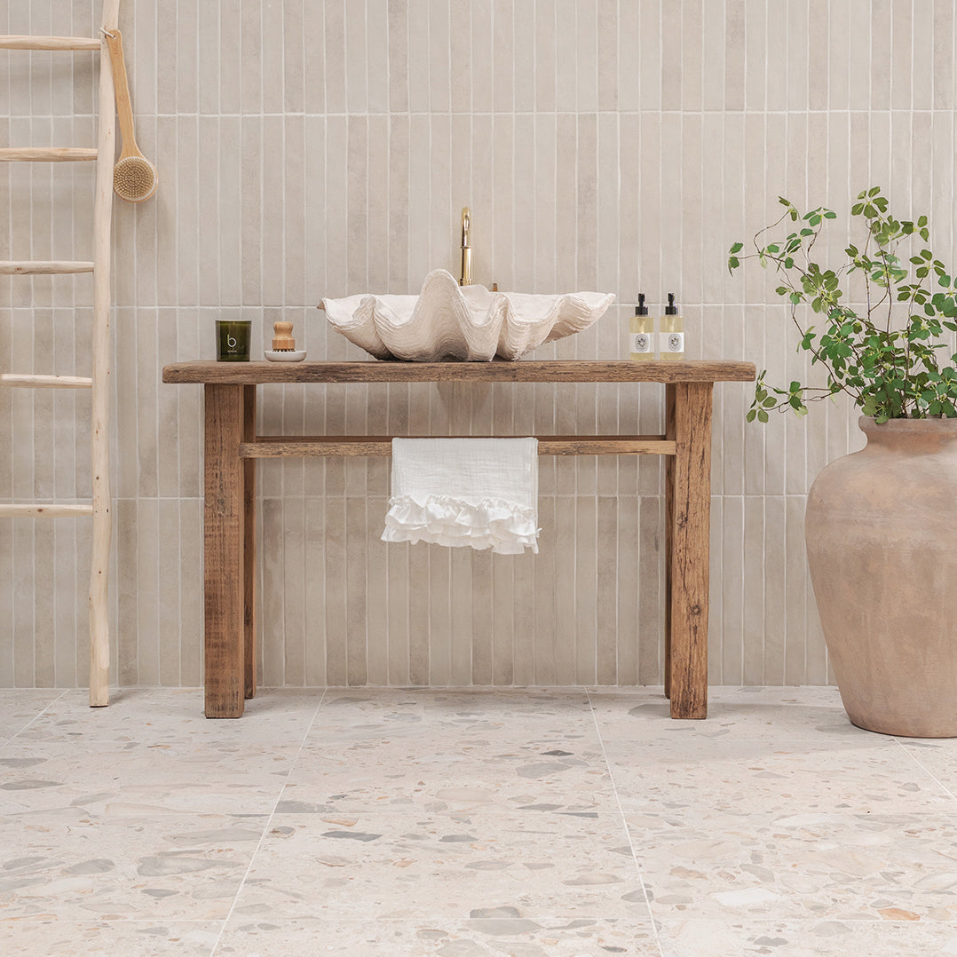 White Bathroom Tiles Ideas for 2026 | Quorn Stone