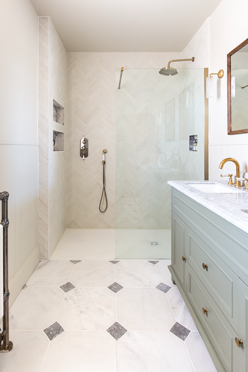 White Bathroom Tiles Ideas for 2026 | Quorn Stone