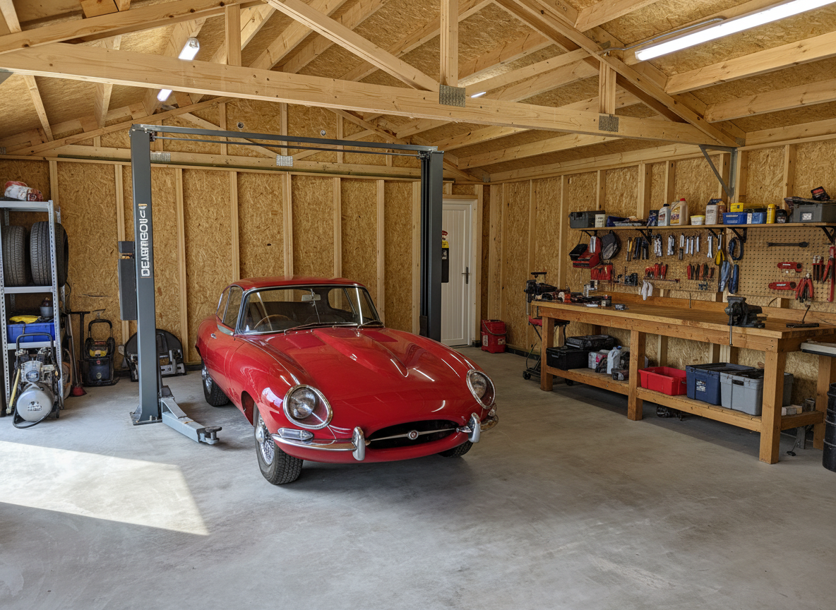 Wooden garages and timber garage buildings