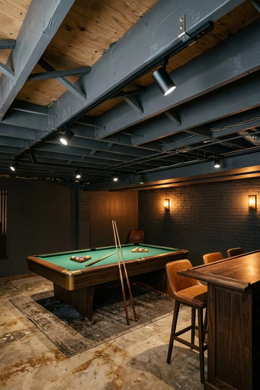 10 Basement Exposed Ceiling Ideas for Any Budget