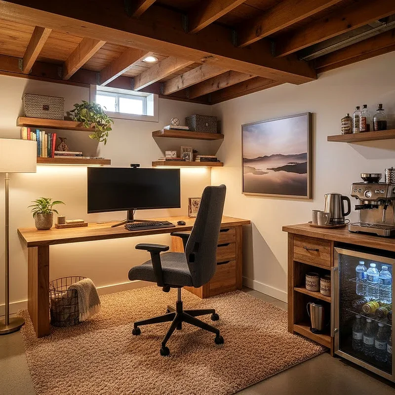 15 Basement Home Office Ideas for Cozy Workspaces