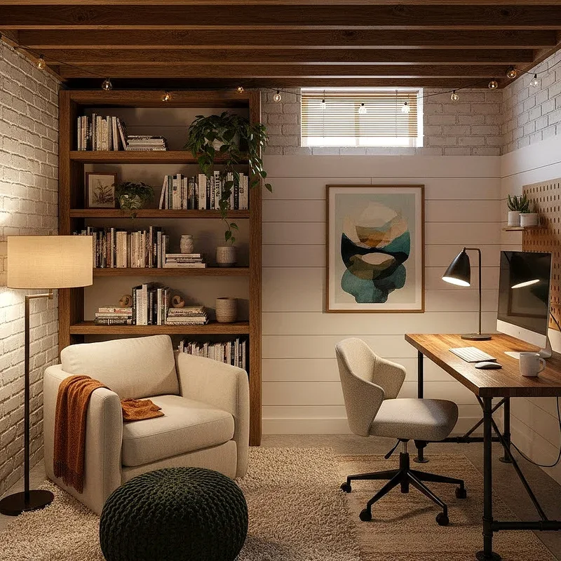 15 Basement Home Office Ideas for Cozy Workspaces