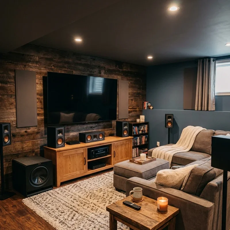15 Cozy Basement TV Room Ideas for Relaxing Movie Nights
