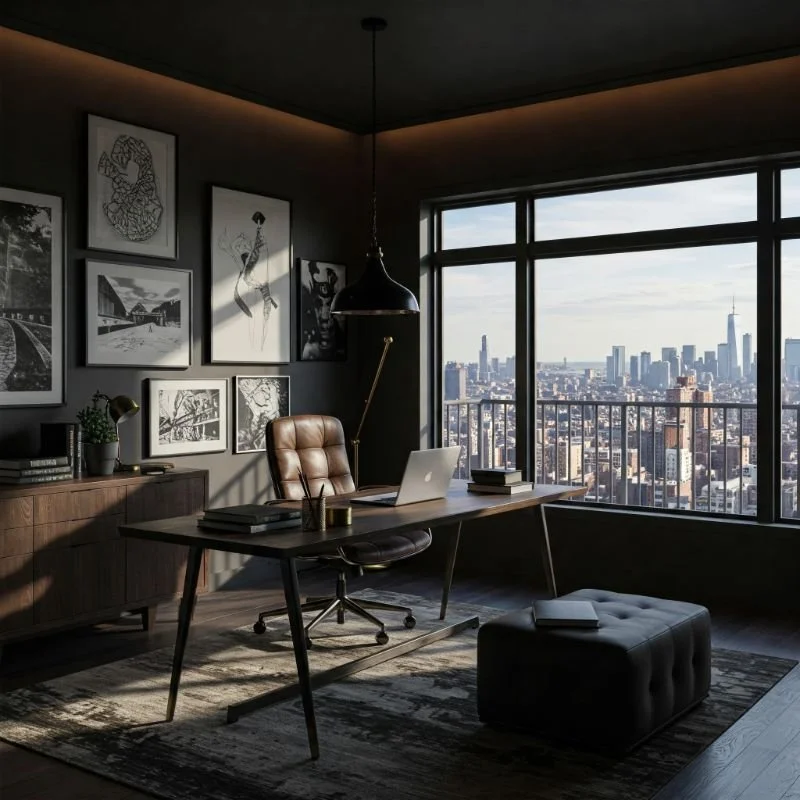 15 Masculine Home Office Ideas for a Bold, Professional Look