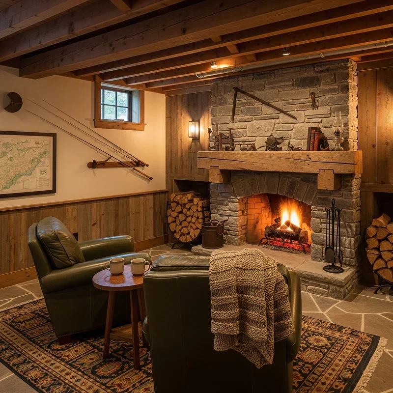 15 Rustic Basement Ideas for a Warm and Cozy Retreat