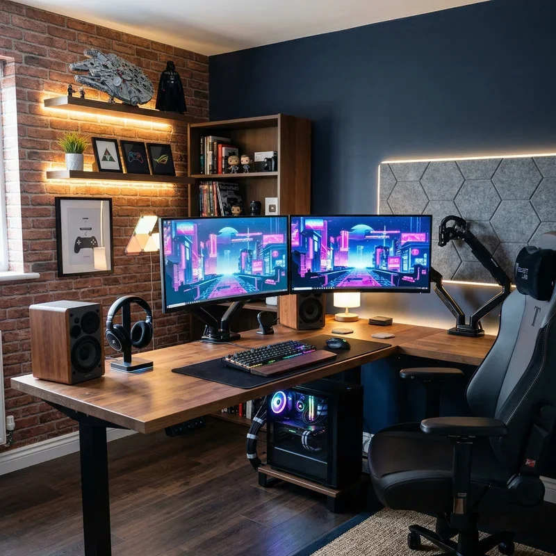 15 Small Home Office Man Cave Ideas for Cool Setups