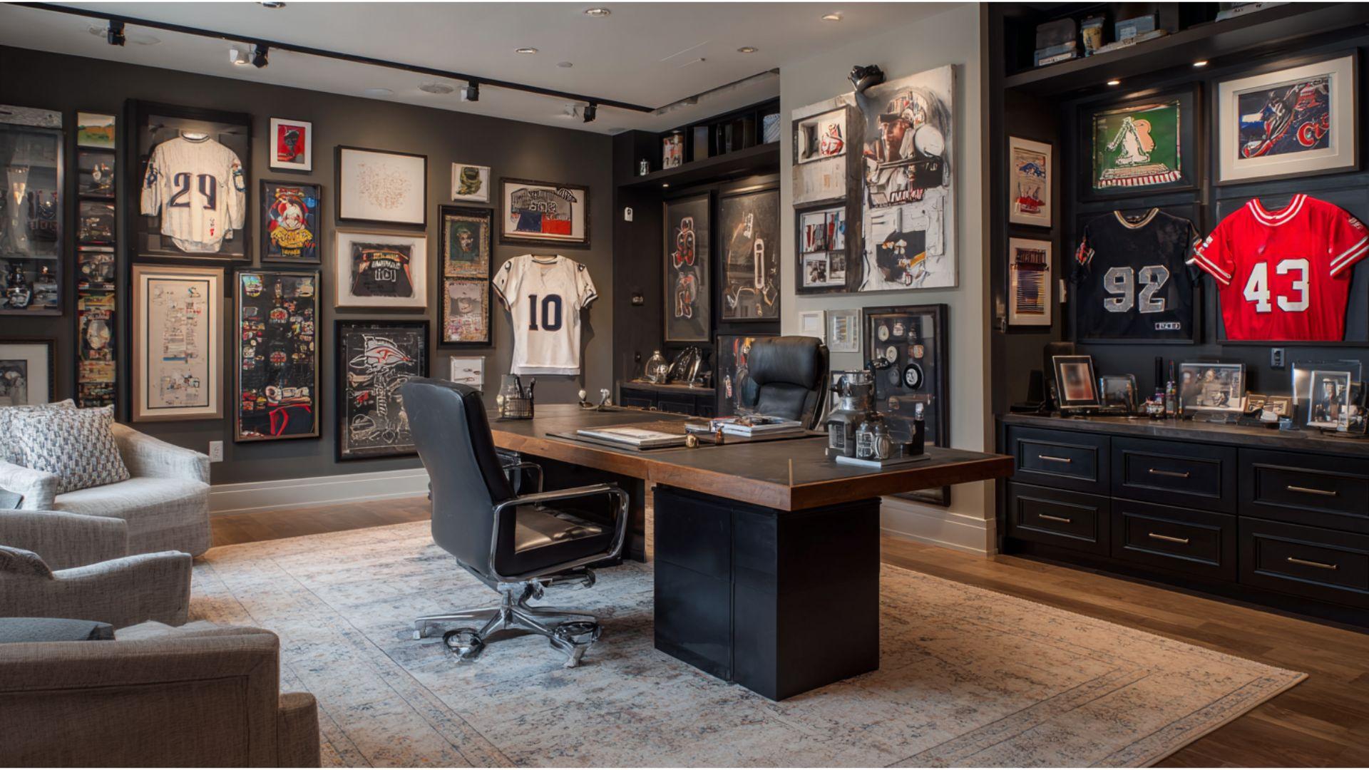 19 Cozy Basement Home Office Ideas - A House in the Hills