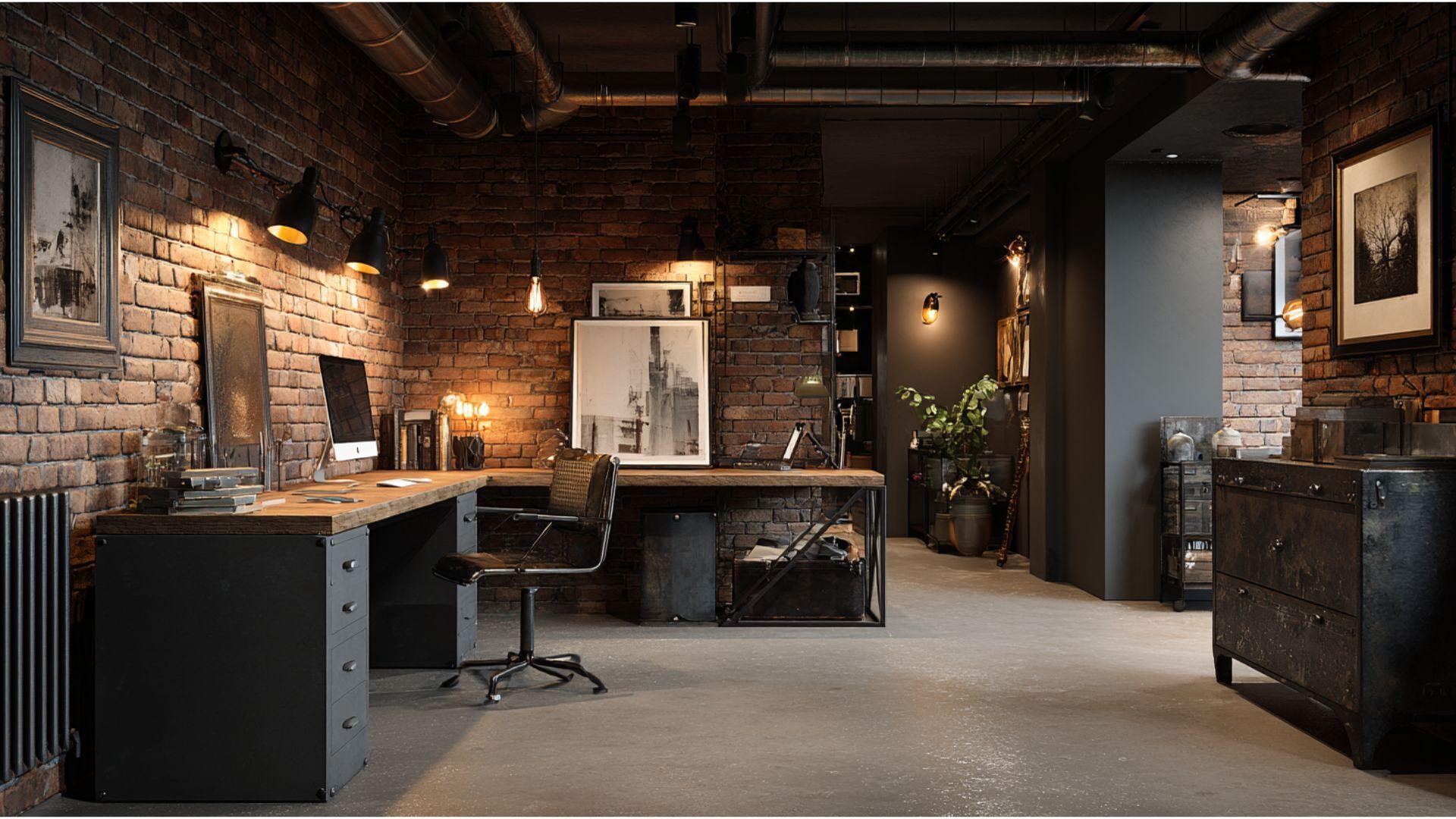 19 Cozy Basement Home Office Ideas - A House in the Hills