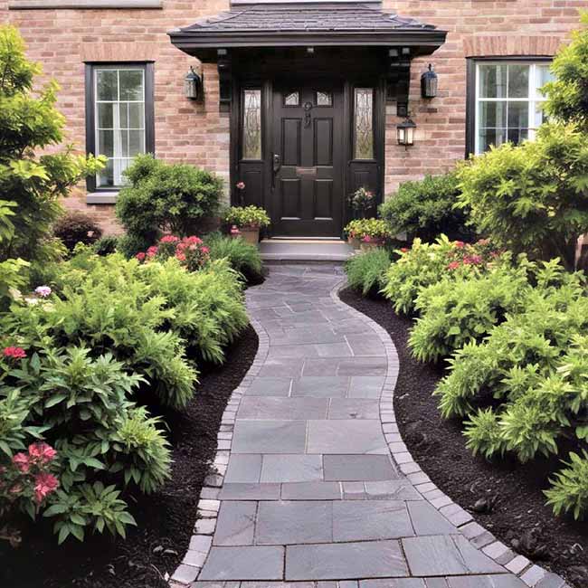 56 Black Mulch Landscaping Ideas to Boost Your Garden's Appeal