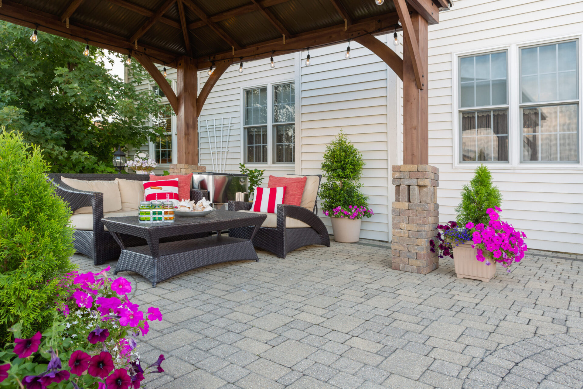 7 Inexpensive Ways to Cover Your Concrete Patio | Today's Homeowner