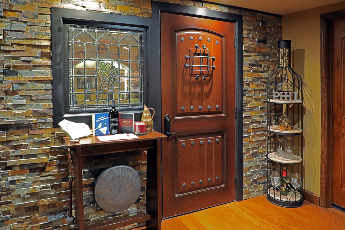 A 1,000-Bottle Basement Wine Cellar With Speakeasy Door | Wine Enthusiast