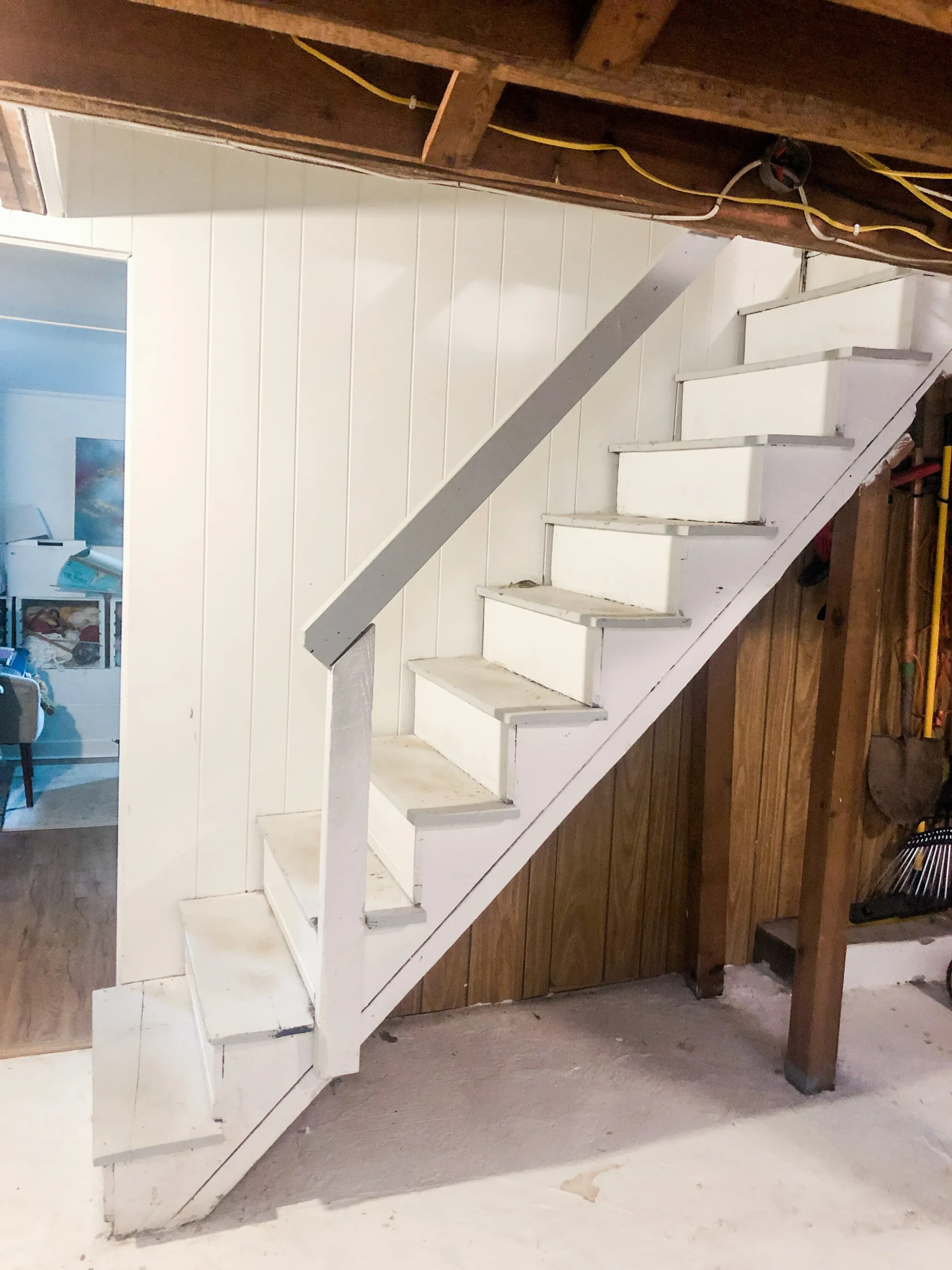 All the details on my new staircase! PLUS how to stain/paint stairs — The Modern Renovator