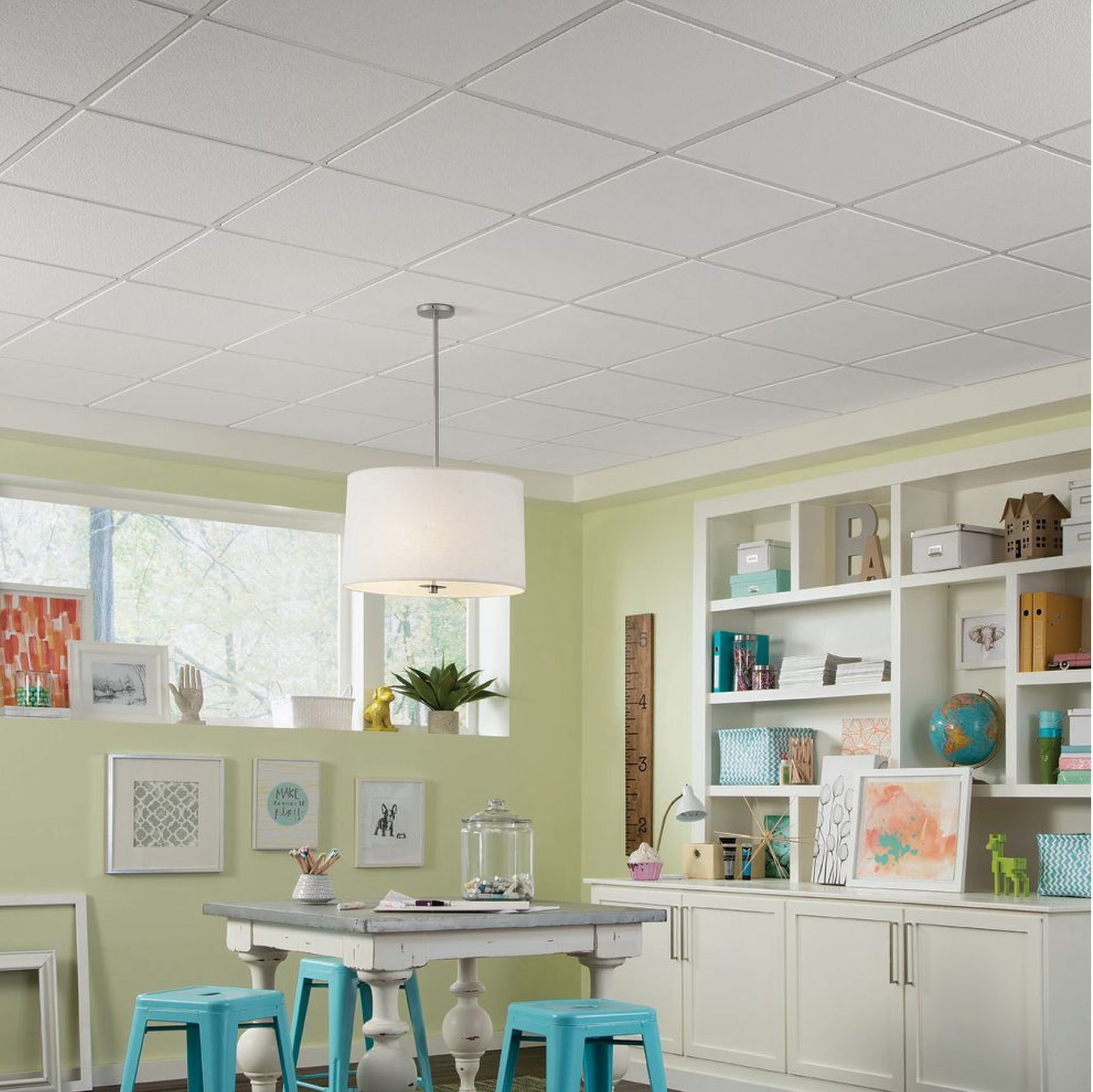 Basement Ceiling Ideas | Affordable Basement Ceiling Options – Kanopi by Armstrong Canada