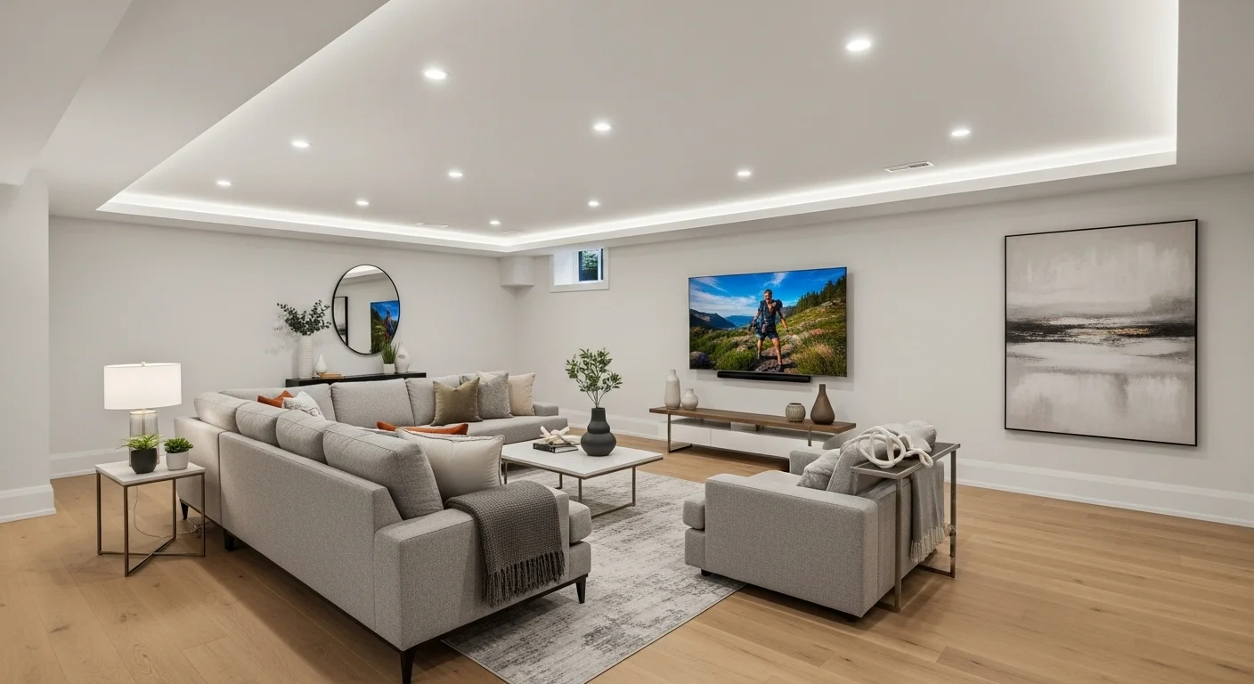 Basement Ceiling Ideas: Drywall, Drop Ceilings, or Exposed Joists? - Jazz Construction Group