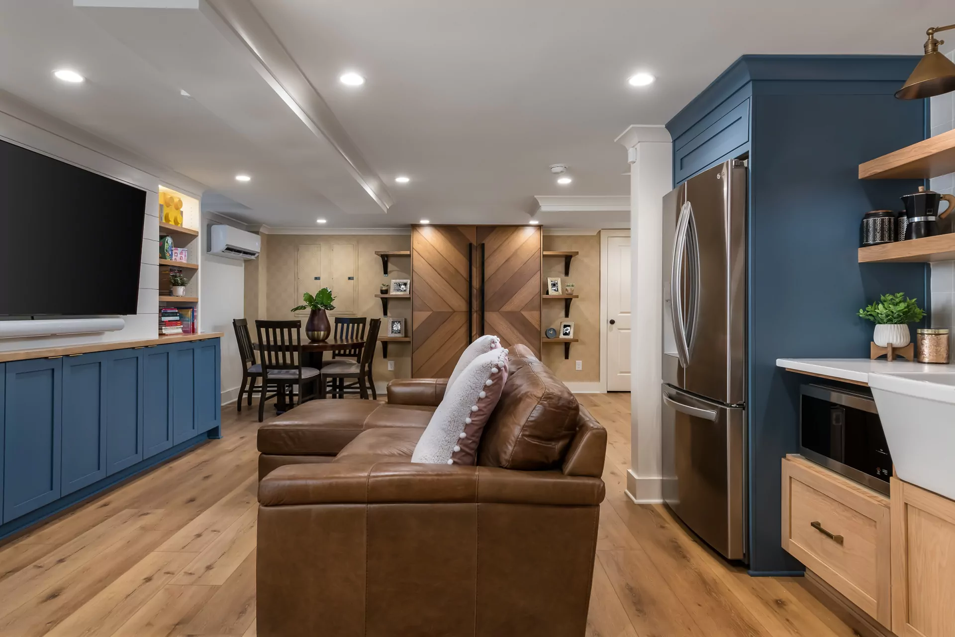 Basement Doubles As Studio Apartment | Remodeling Ideas