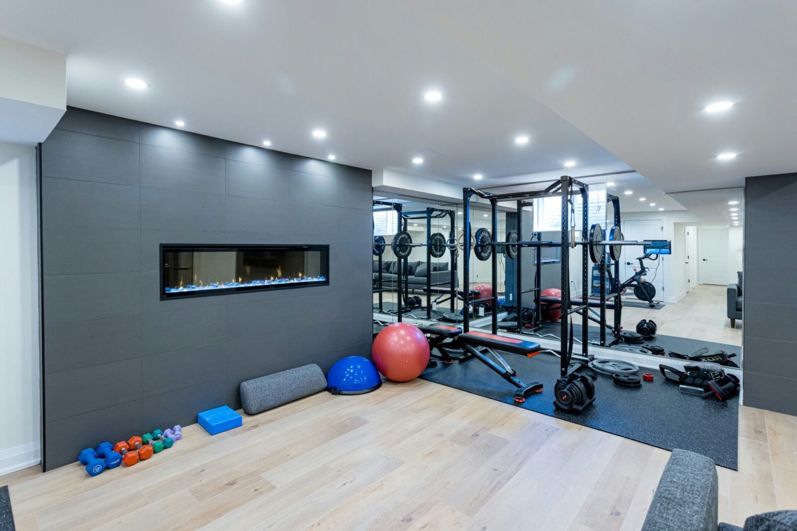 Basement Gym Setup Mini House Gym Small Home Gym Design Gym Space Design Your Home Gym