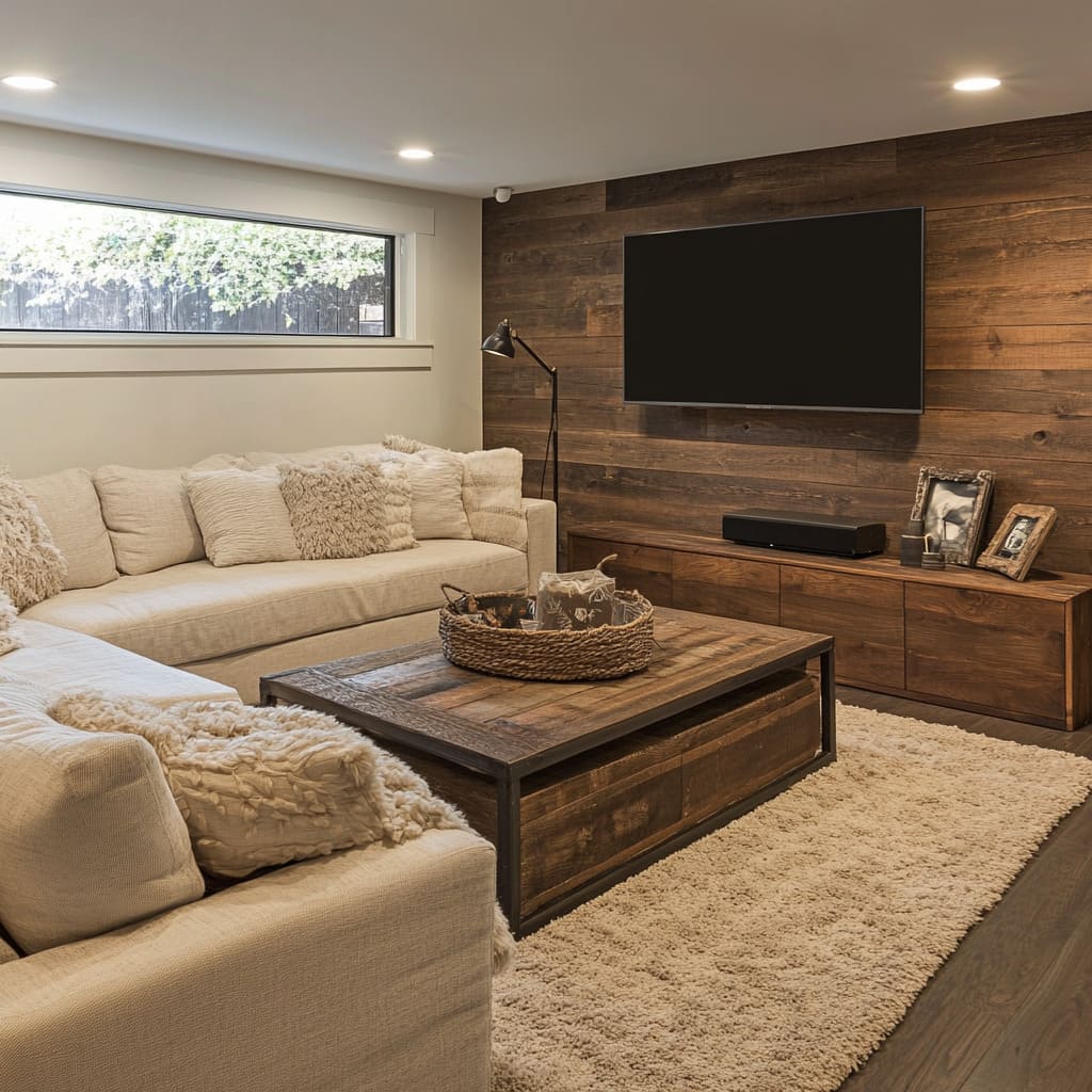 Basement Living Room Ideas for an Entertainment Lounge | FH