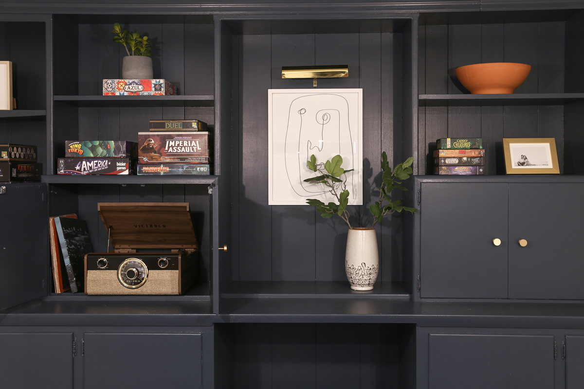 Before & After: Basement Storage Becomes a Game Room! - Chris Loves Julia
