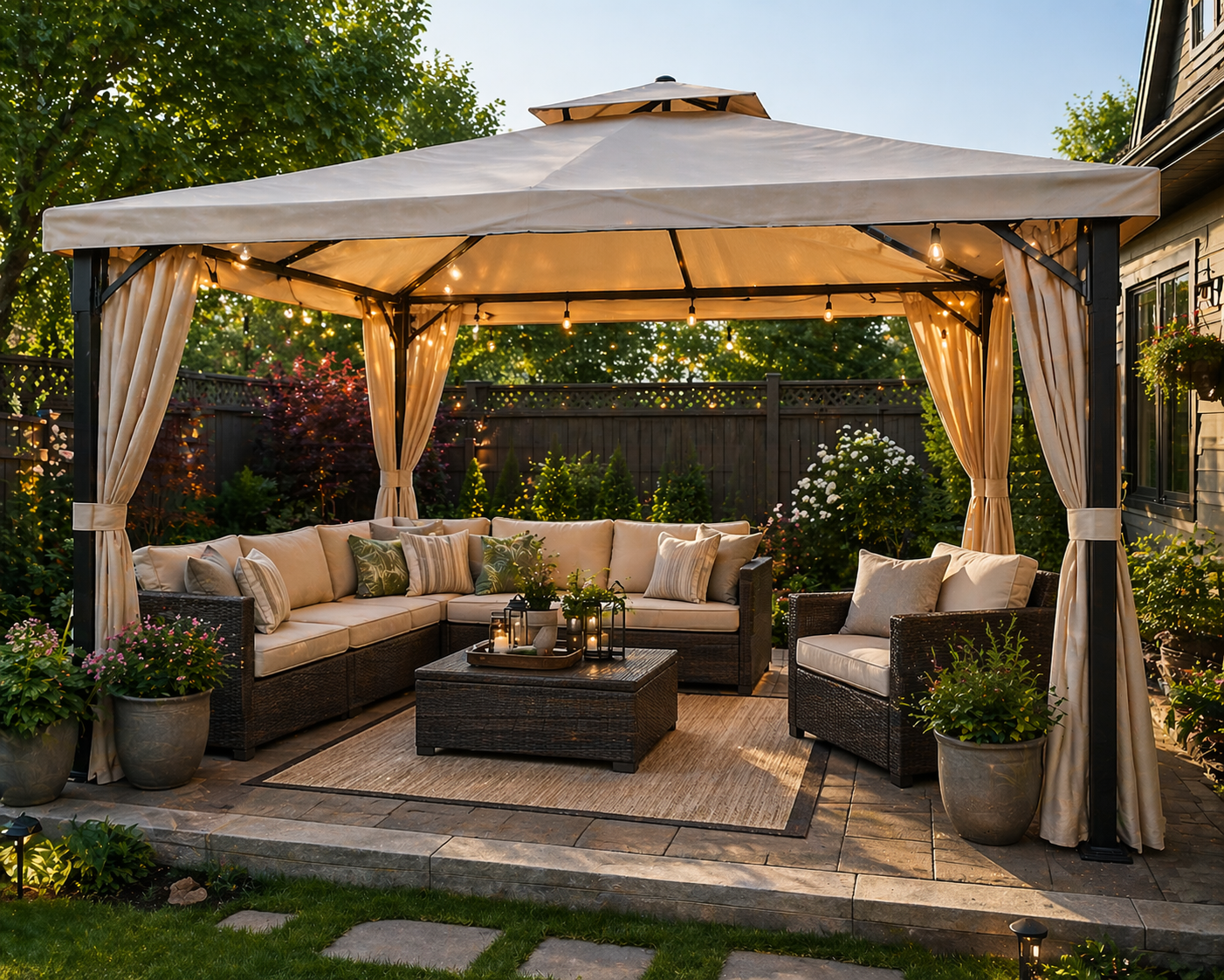 Best Gazebo Roof Ideas & Designs (2026) – Types, Materials & Costs