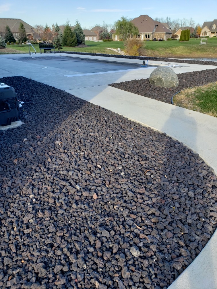 Black Lava Rock | Indianapolis Decorative Rock