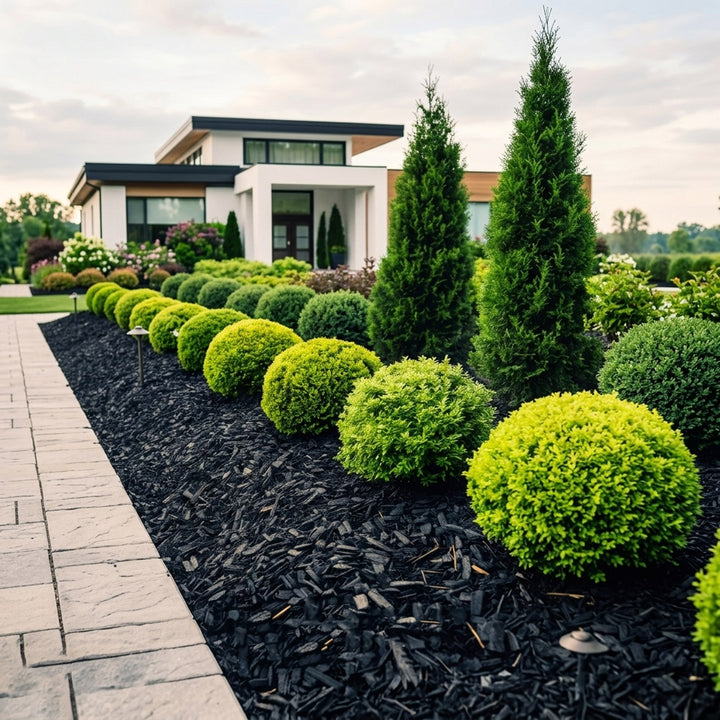 Black Mulch Calgary | Charcoal Garden Mulch Supply – TMH Industries Landscape Supply