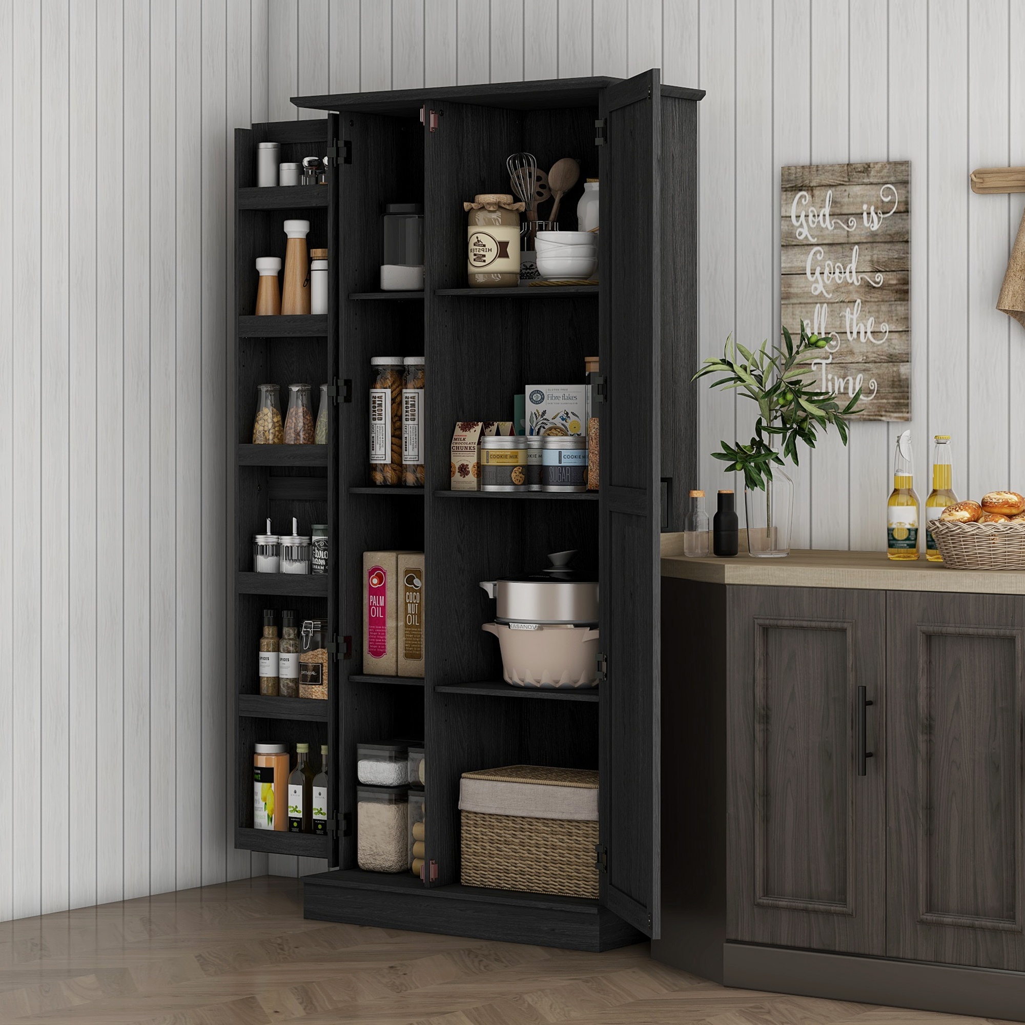 broom closet cabinet sold on Temu Canada