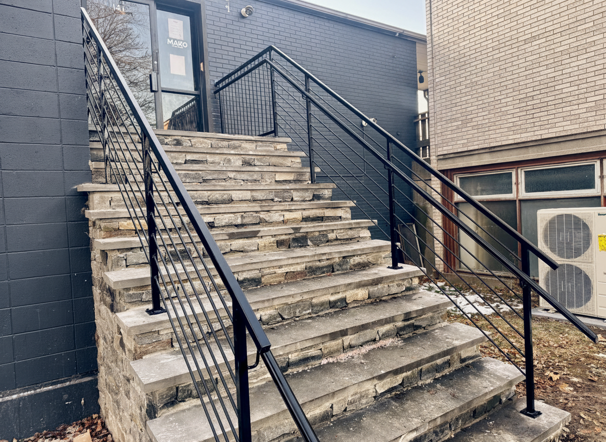 Cable Railing Systems Warwick RI | Modern Metal Railings | Iron Penguin Builders