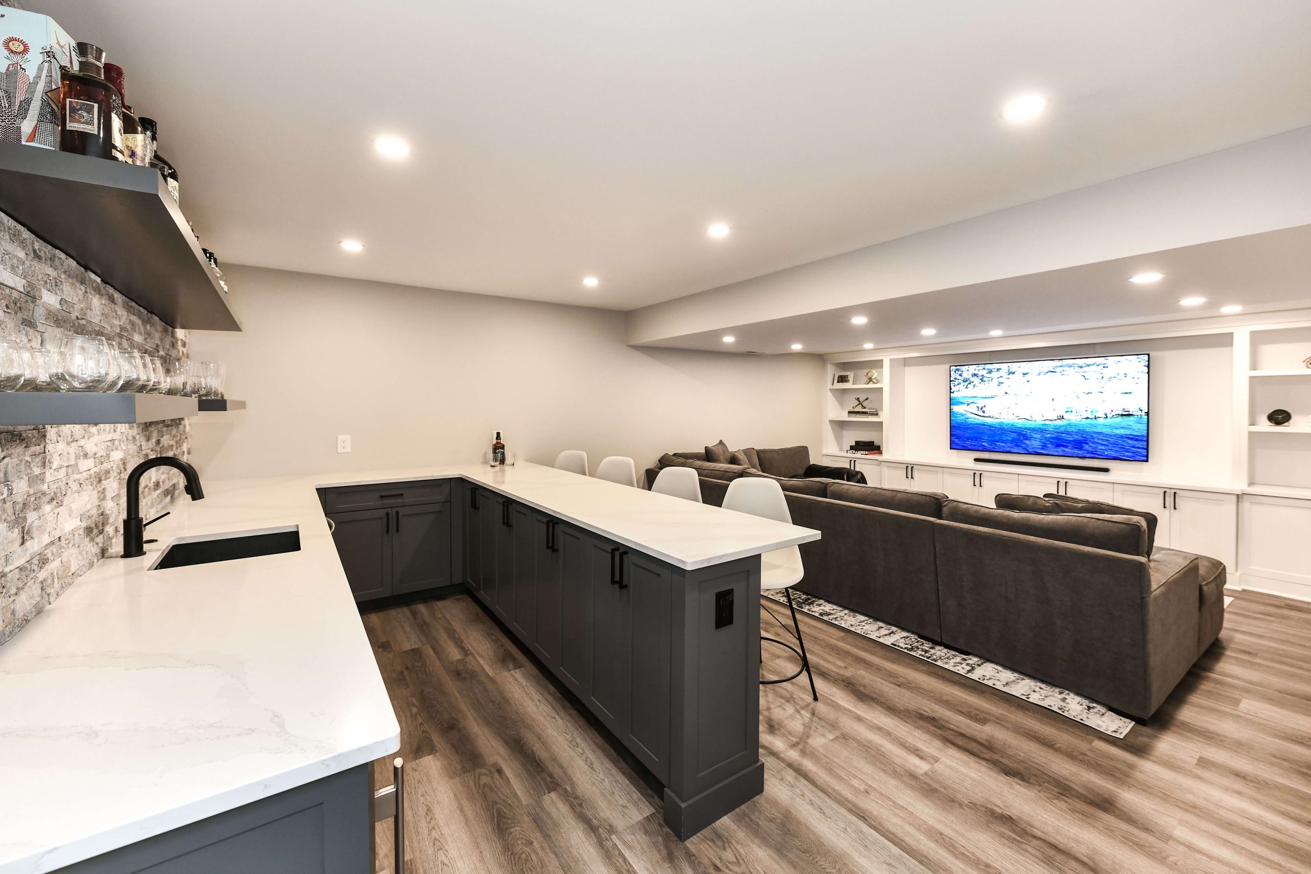 Carpers Farm 3 Basement Remodel | Synergy Design & Construction