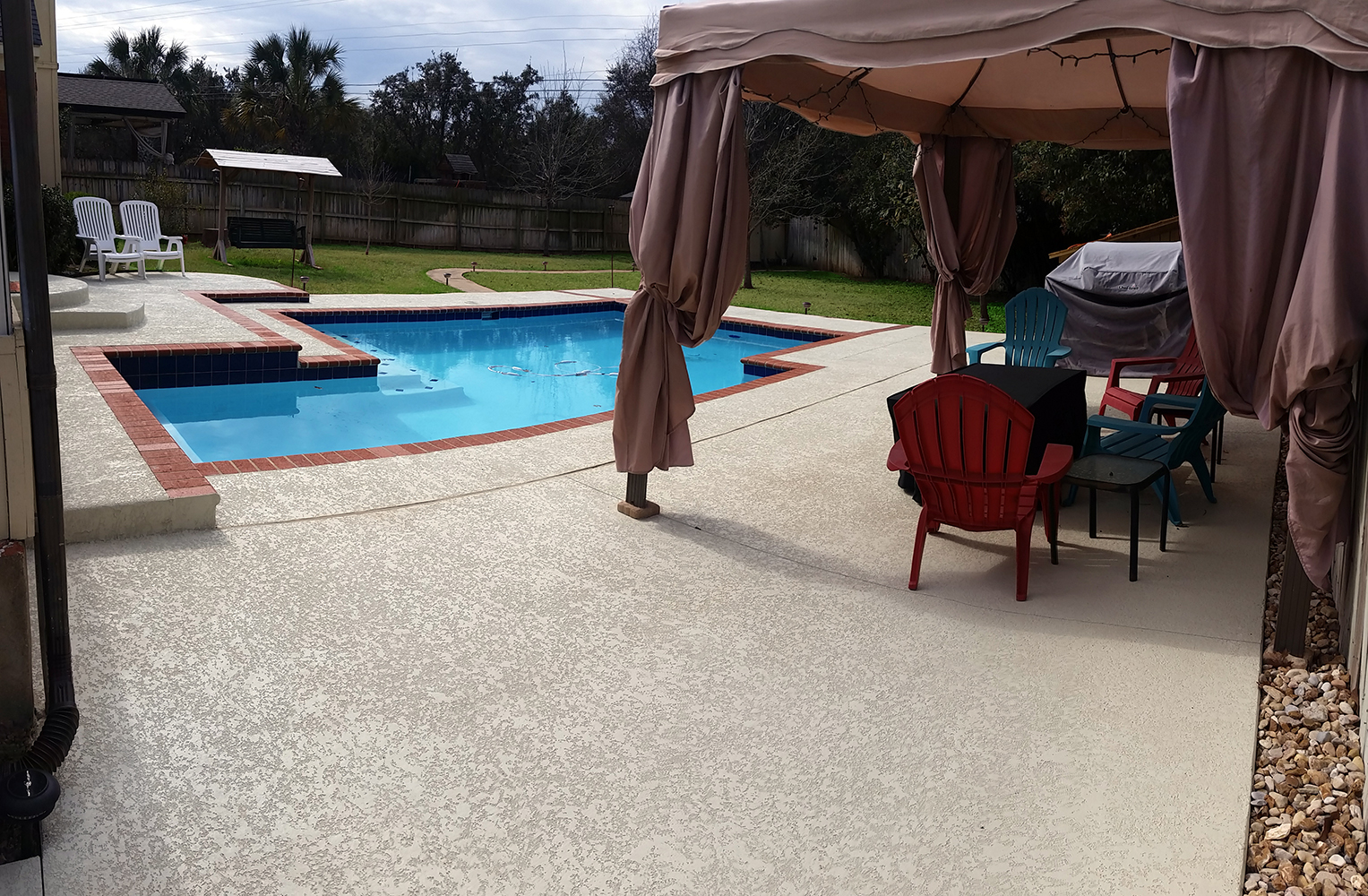 Change the Look of Your Pool Deck with Concrete Resurfacing - Capital Concrete Coatings