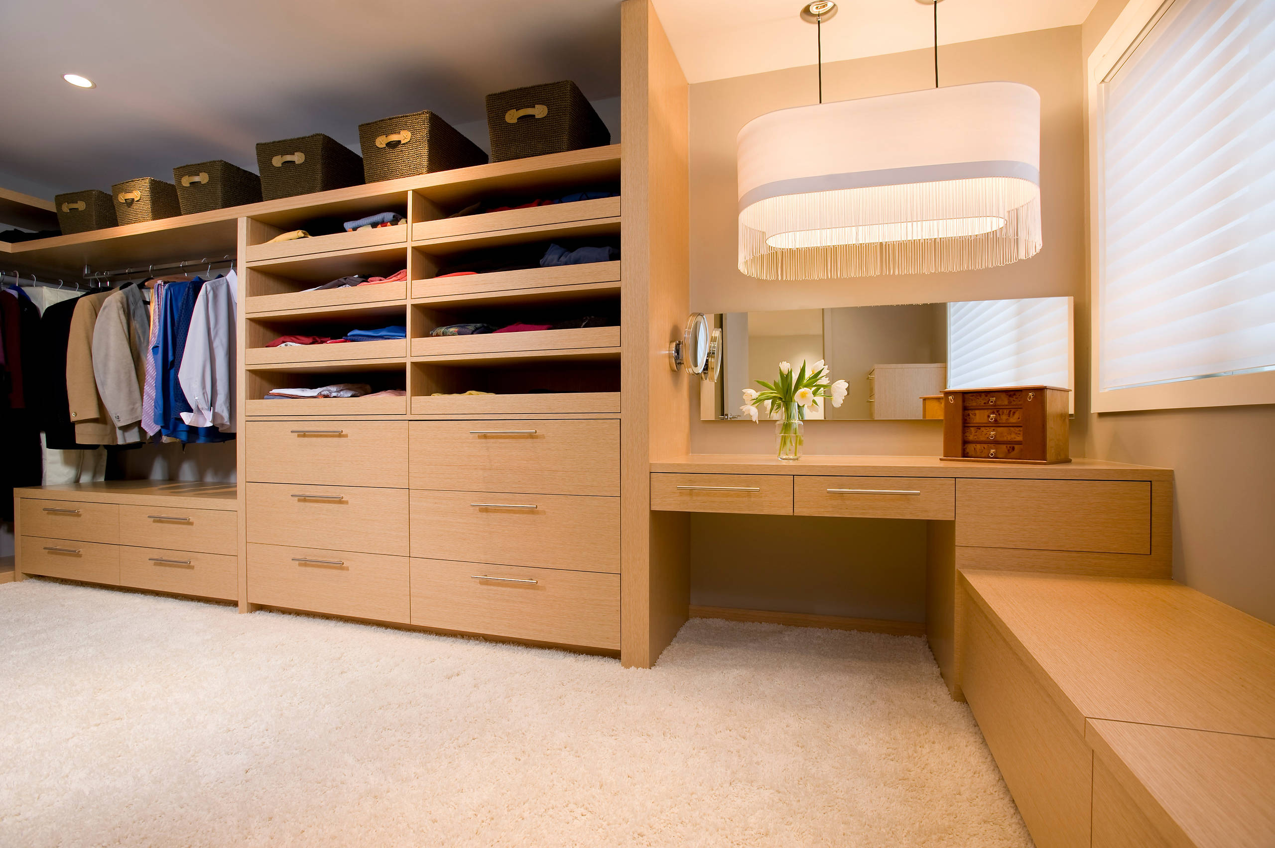 Clever & Stunning Wardrobe Designs With Built-In Dressers