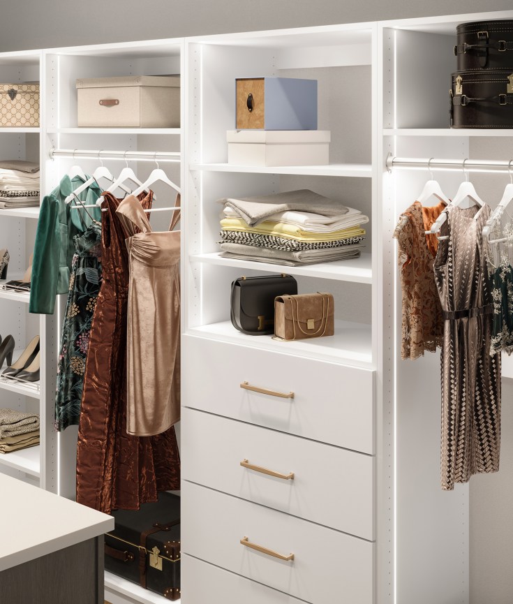 Closet Design & Organization – Design by Hardware Resources