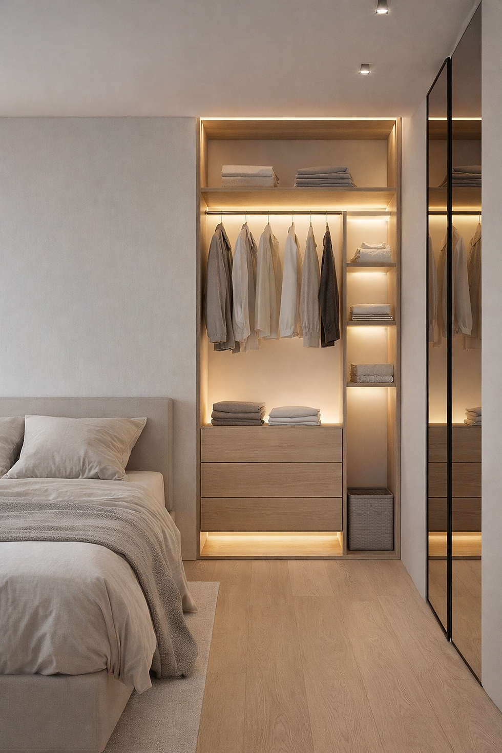 Closet Lighting Ideas That Make Your Closet Feel New Again I BY Design & Viz