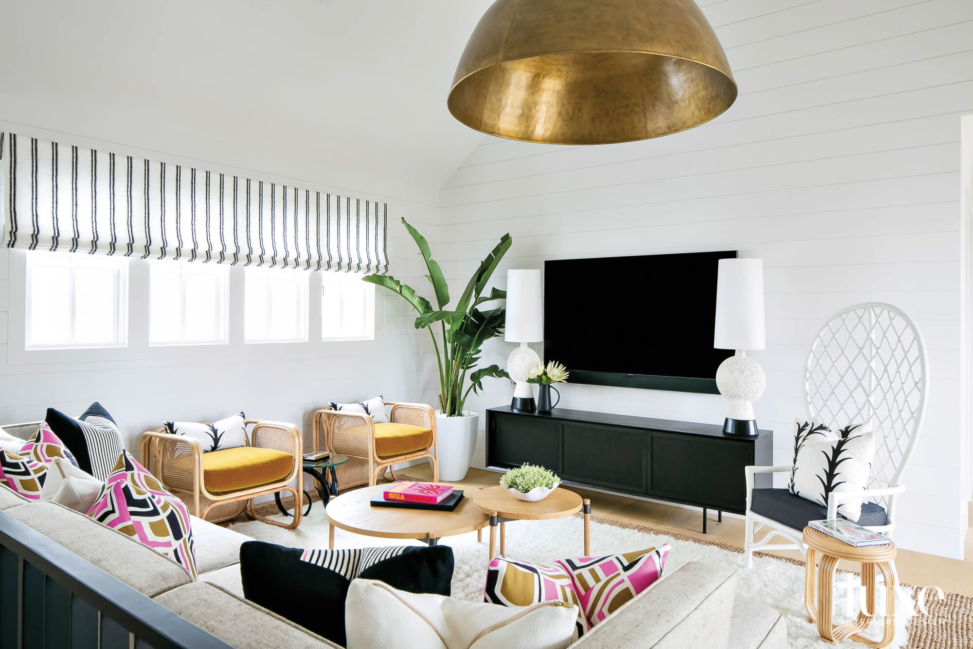 Coastal But Not Cliché: A Modern Beach House Fulfills A Globe-Trotting Family's Dream | LUXE Interiors + Design