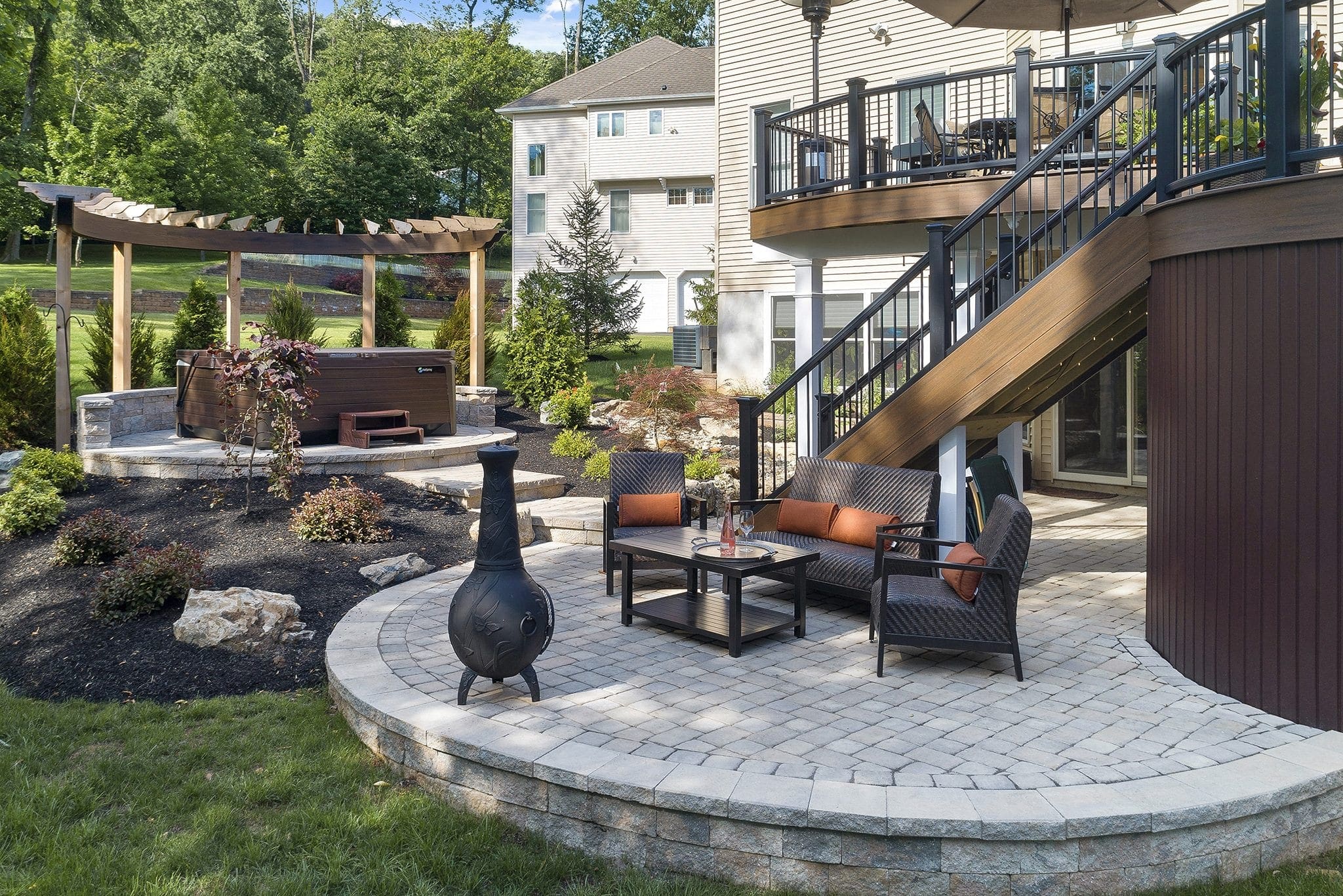 Concrete Retaining Raised Patio Retaining Build Retaining Wall With Pavers Raised Patio Designs That Will Make Your NJ Home Stand Out
