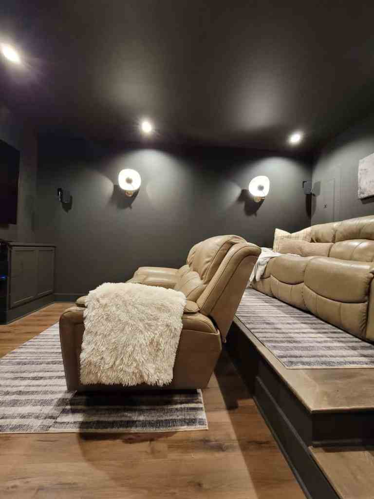 Couch Basement Theater Seating Ideas Basement Living Room Ideas For An Entertainment Lounge FH