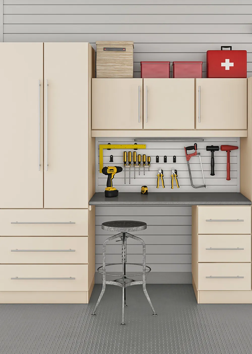 Custom Garage Wall Organizing Systems | Closets by Design