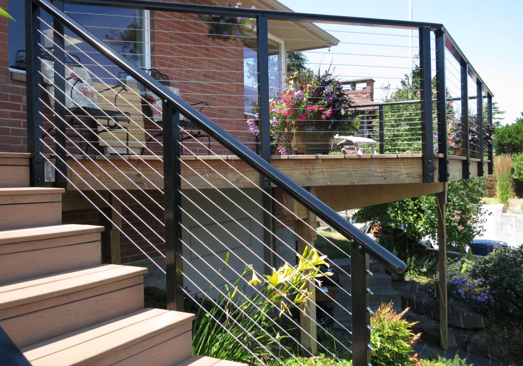 Deck Railing Ideas | Stainless Cable Railing