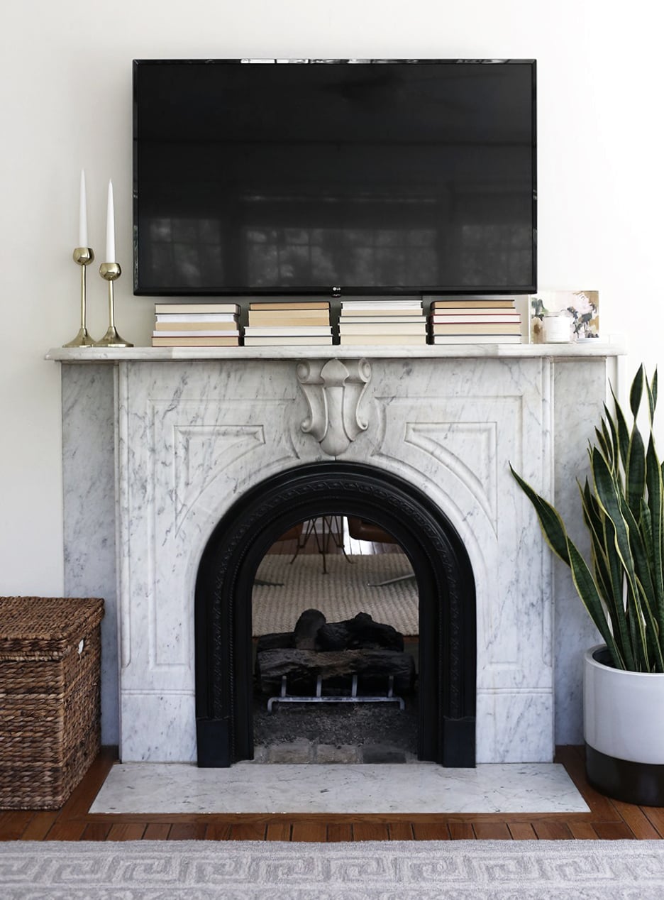 Design Discussion : TV Over the Fireplace - Room for Tuesday