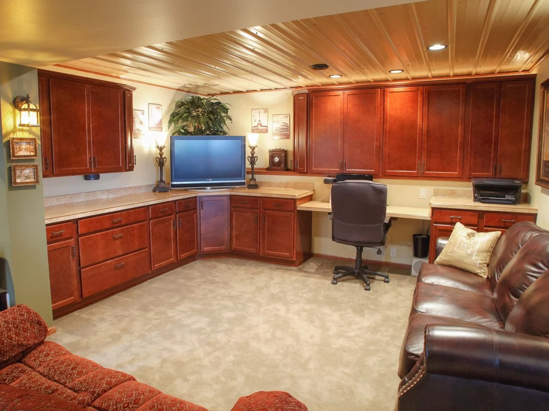 Designing a Bright, Inviting Home Office In A Finished Basement — Degnan Design-Build-Remodel