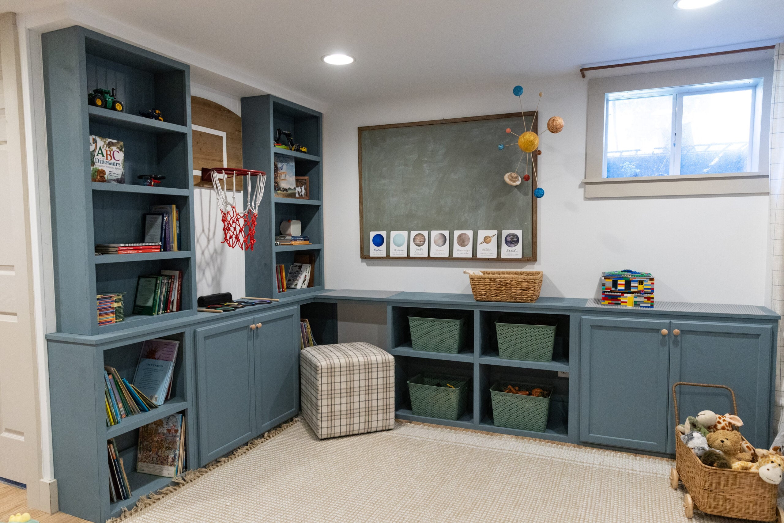 DIY Finished Basement Progress with Beadboard Archives - Pine and Prospect Home