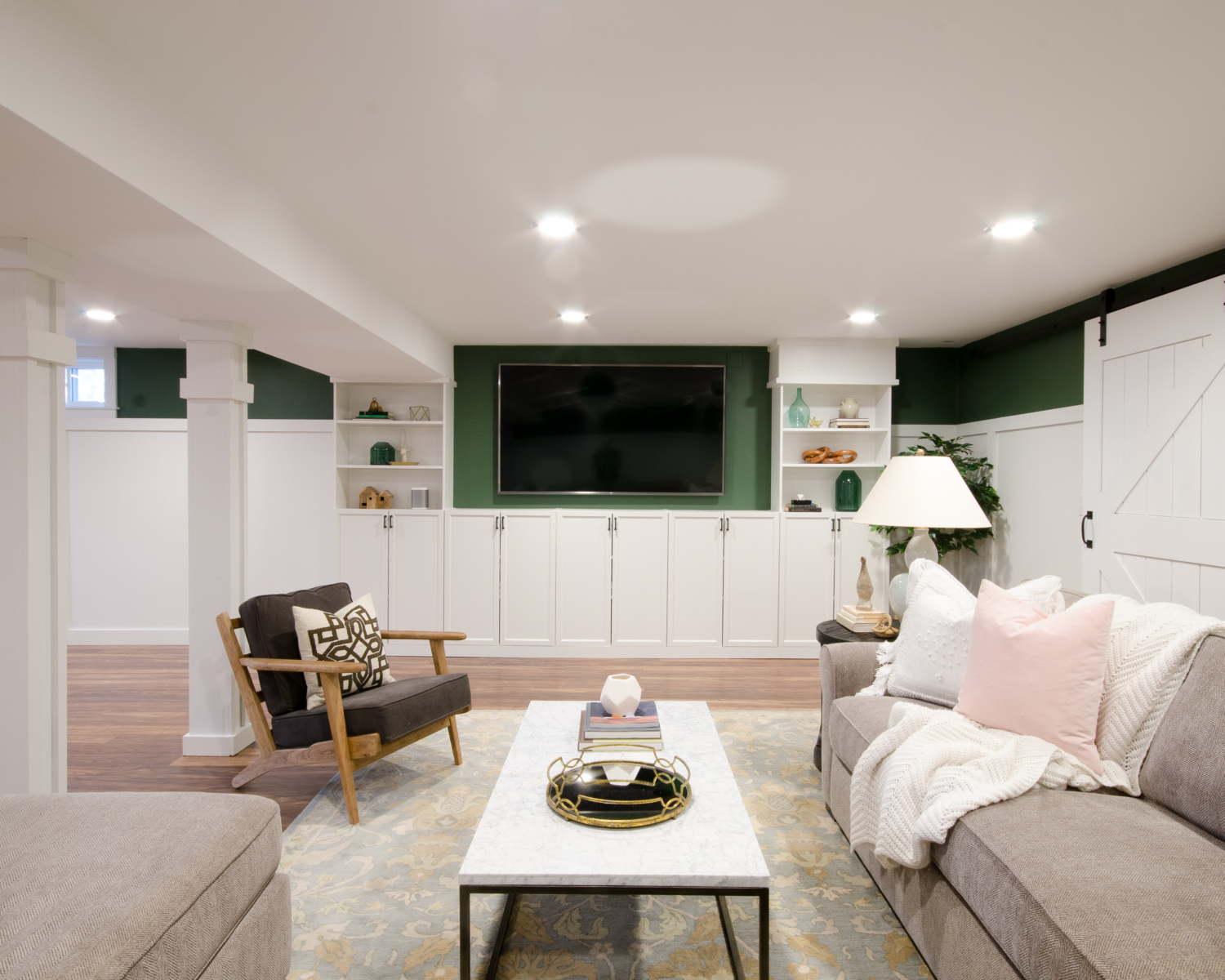 Finished Basement Family Room Sources - The Chronicles of Home