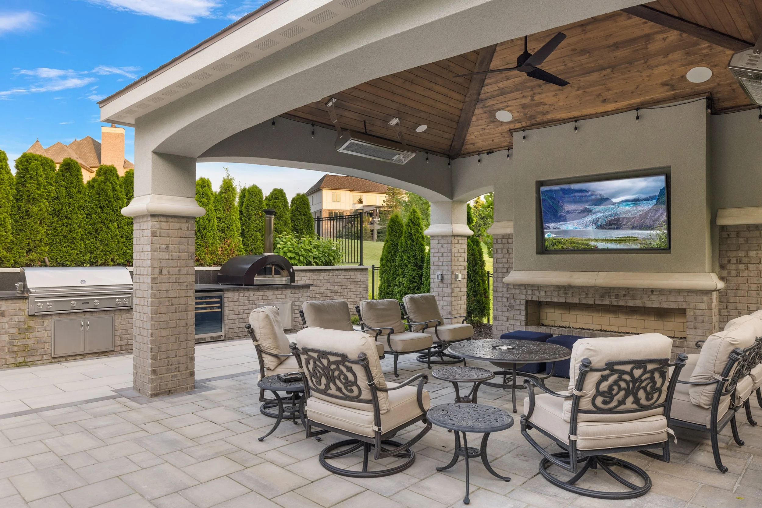 Fireplace Custom Outdoor Grill Designs Outdoor Kitchen Designs And Installation Oasis Landscapes