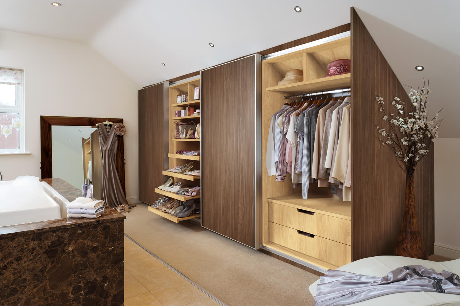 Fitted Wardrobes for Sloping Ceilings | Neville Johnson