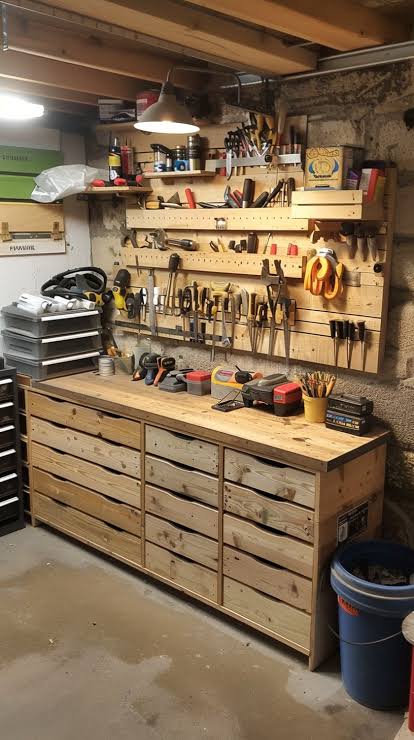Free Organized Workbench Area Image - Workbench, Tools, Organization | Download at StockCake